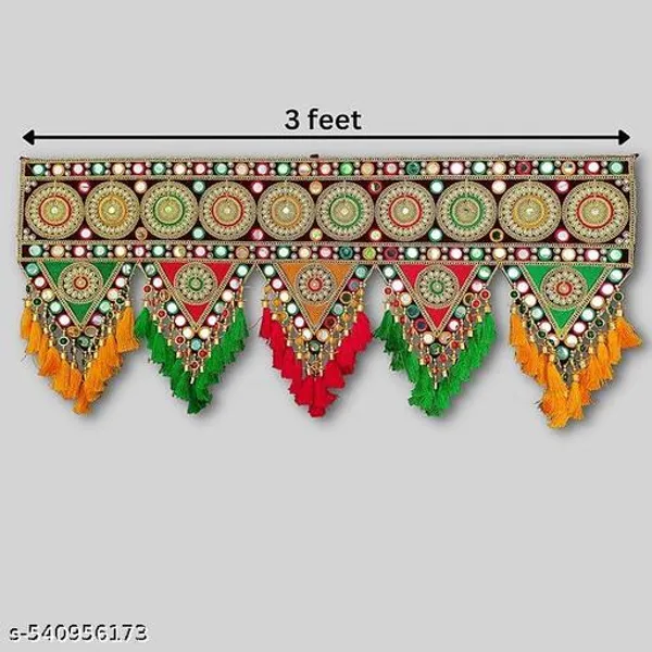 Velvet_Traditional_Multi_Zula_Pearl_Bead_Door_Toran_Bandarwal