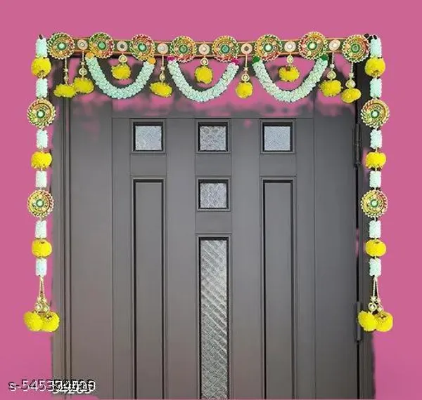 Plastic_Beads_Traditional_Pearl_Mirror_Work_Handmade_Door_Toran