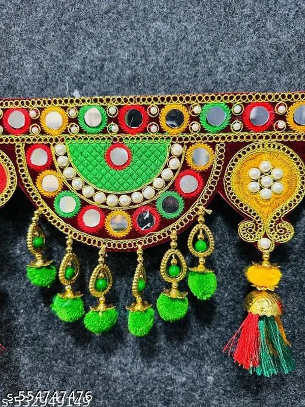 Wood_Pearl_Beads_Traditional_Shubh_Labh_Welcome_Bandarwal_Toran