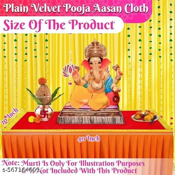 Polyester_Plain_Red_Pooja_Chowki_Aasan_Mat_-_Pack_of_3