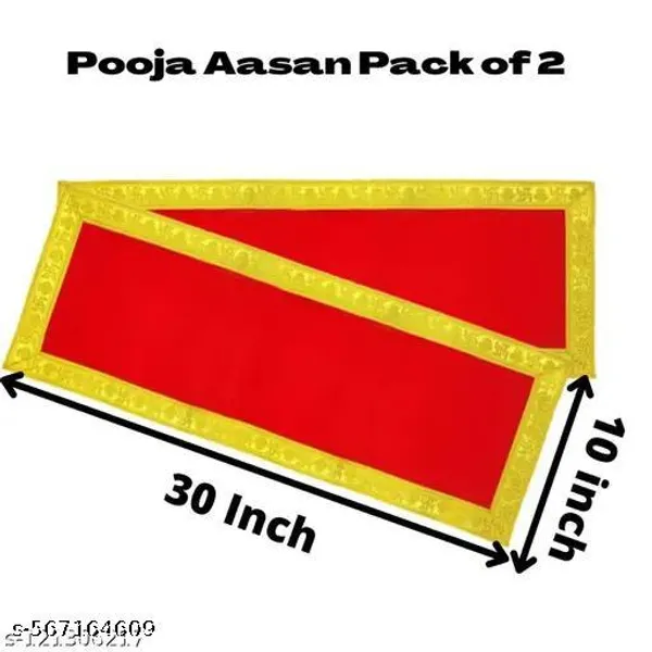 Polyester_Plain_Red_Pooja_Chowki_Aasan_Mat_-_Pack_of_3