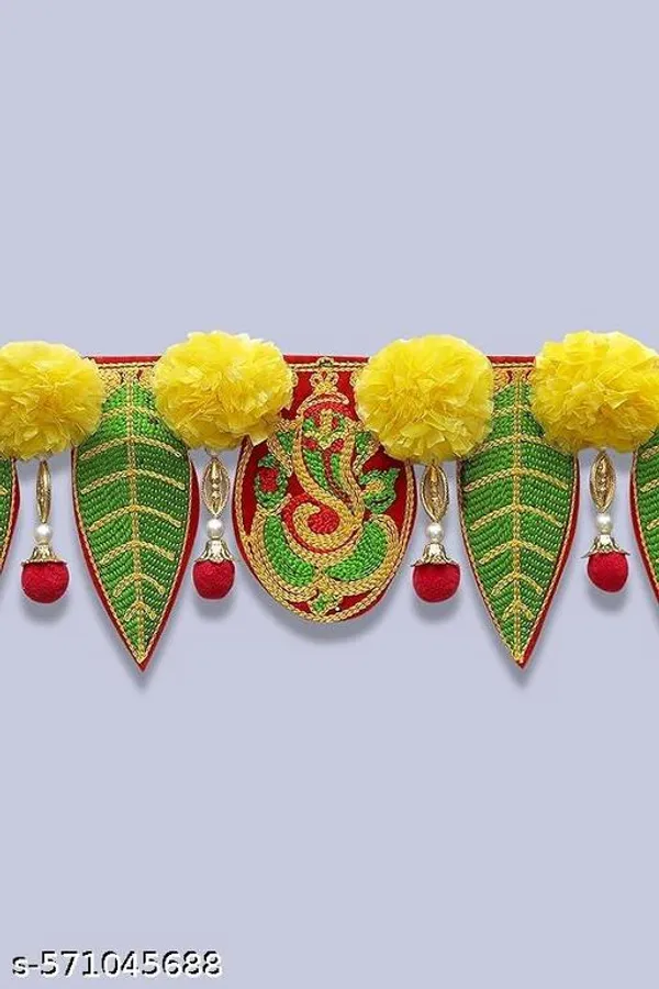 Polyester_Festive_Artificial_Flower_Velvet_Door_Toran_-_Pack_of_2