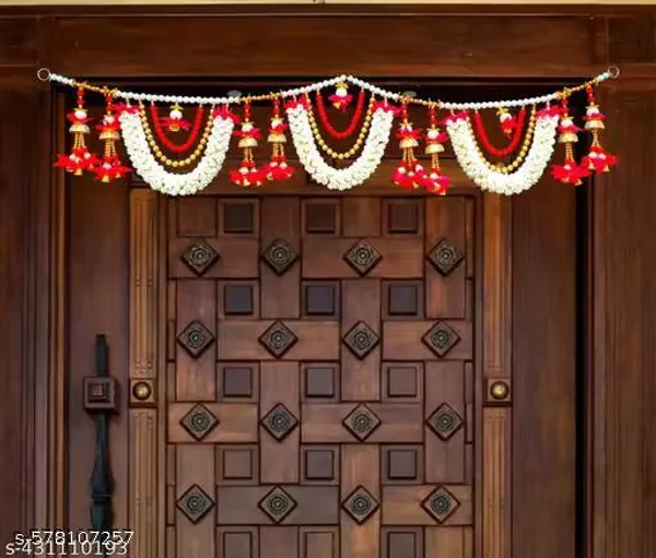 Polyester_Handmade_Traditional_Pink_Floral_Door_Toran_38_Inch