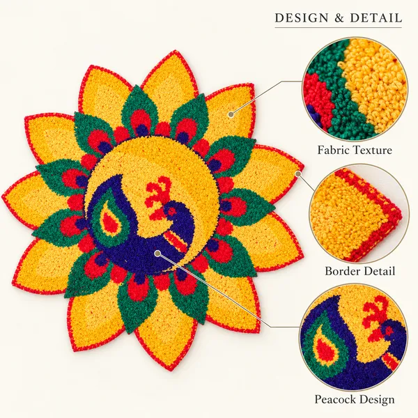 Peacock_Design_Rangoli_Door_Mat_18_×_18_Inches_|_Multicolor_Floral_Fabric_Mat_for_Home_Entrance,_Pooja_Room_&_Diwali_Decoration