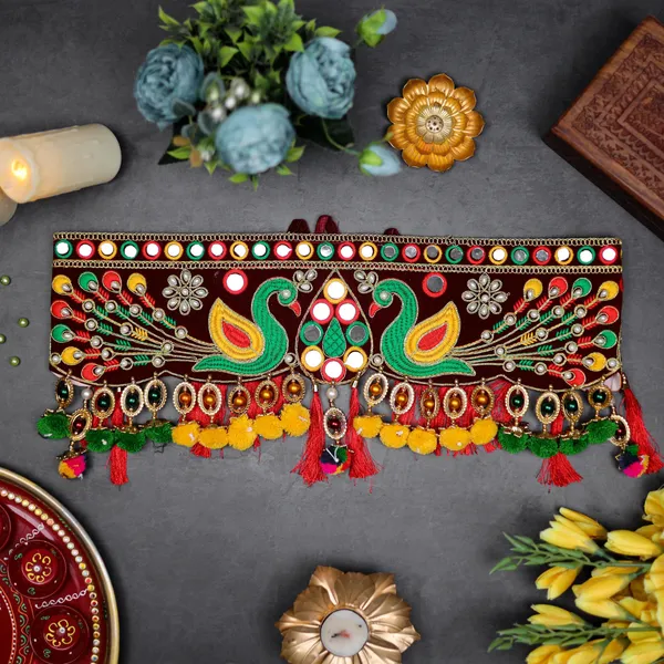 Velvet_Festive_Peacock_Beads_Tassels_Door_Toran_-_Pack_of_2