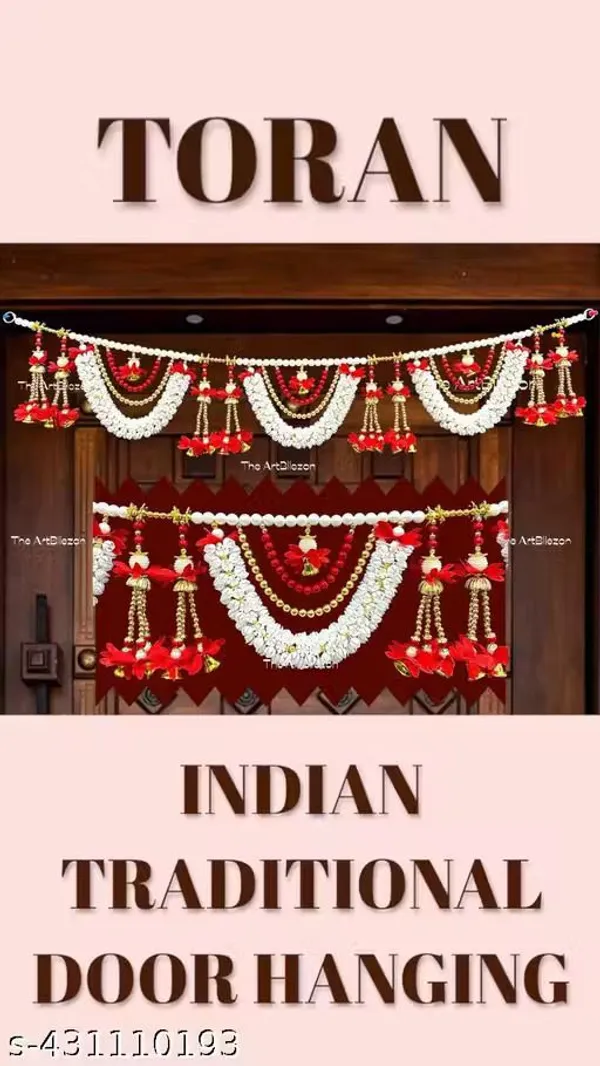 Polyester_Plastic_Traditional_Multicolor_Handcrafted_Bandarwal_Toran
