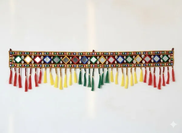 Velvet_Traditional_Mirror_Work_Cowrie_Shell_Door_Hanging_Toran