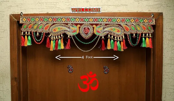 Wood_Traditional_Handcrafted_Auspicious_Bandarwal_Door_Toran