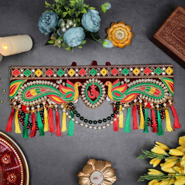 Wood_Traditional_Handcrafted_Auspicious_Bandarwal_Door_Toran