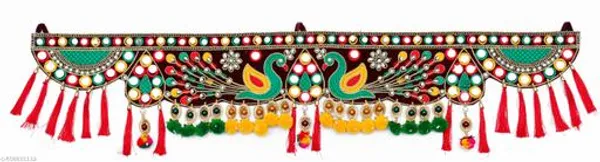 Velvet_Traditional_Embroidered_Peacock_Latkan_Door_Toran_3_Ft