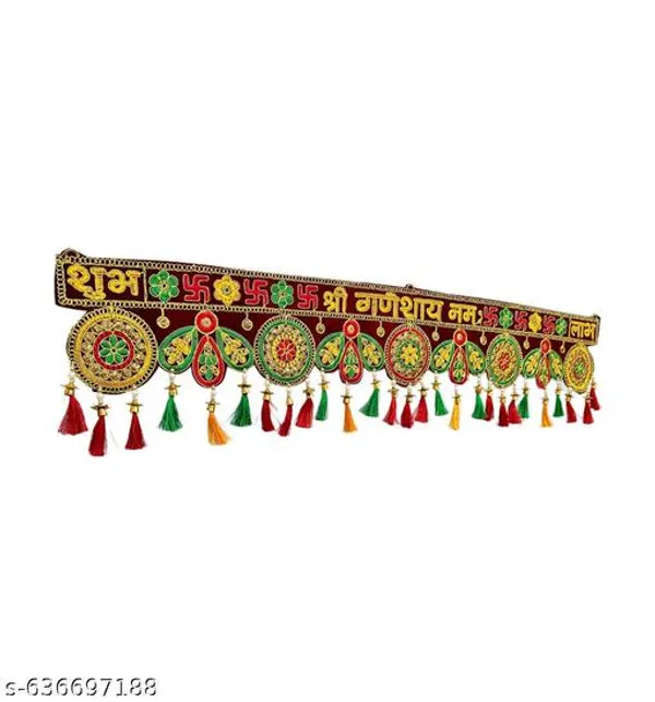 Velvet_Traditional_Handcrafted_Bandarwal_Main_Entrance_Door_Toran_-_Pack_of_2