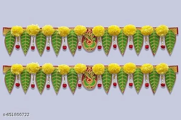 Plastic_Beads_Festive_Ganesh_Pan_Marigold_Bandarwal_Door_Toran_Pack_Of_2