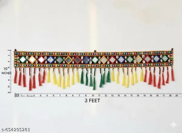 Plastic_Beads_Kutchi_Mirror_Work_Pom_Poms_Door_Toran_Pack_Of_2