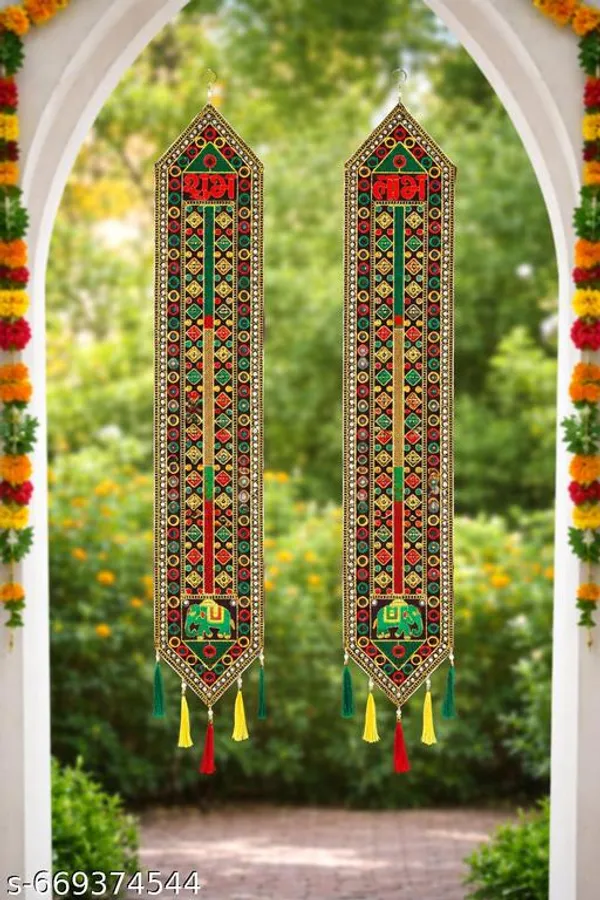 Polyester_Traditional_Subh_Labh_Handmade_Door_Toran