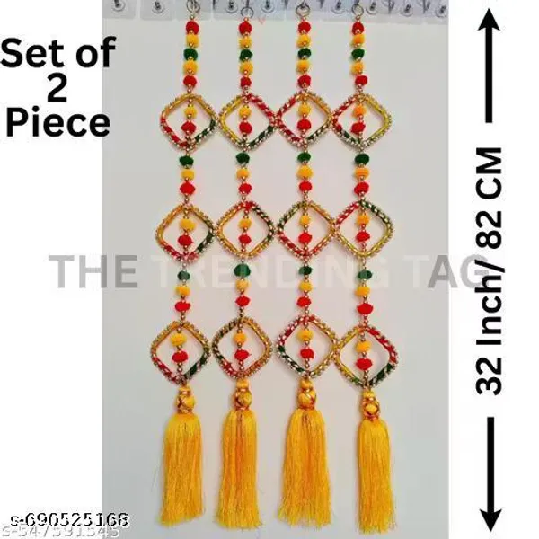 Handmade_Festive_Yellow_Square_Moti_Tassel_Pom_Pom_Door_Toran
