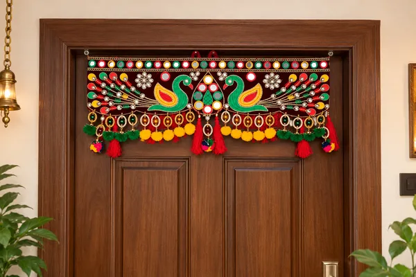 Polyester_Traditional_Embroidered_Peacock_Door_Toran_Bandarwal