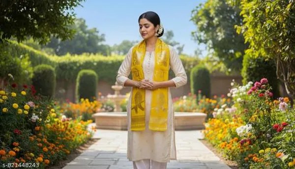 Yellow_Silk_God_Printed_Spiritual_Dupatta_Scarf_Unisex_-_Pack_of_4