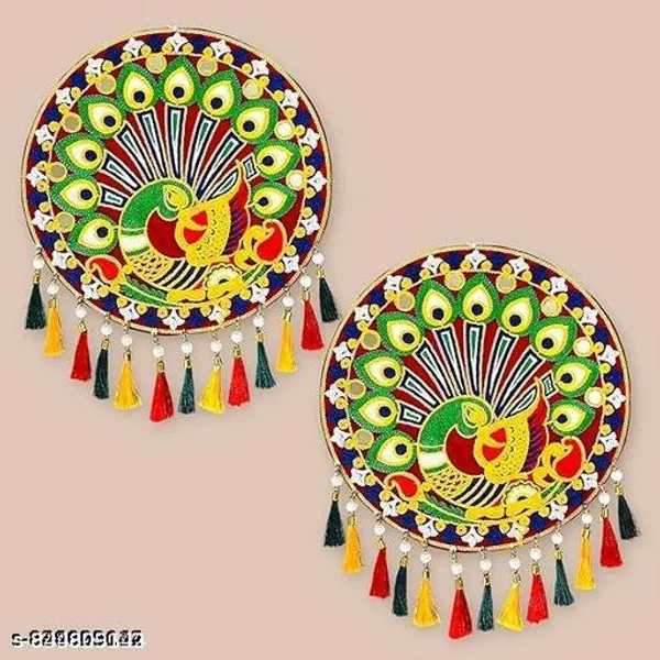 Polyester_Traditional_Peacock_Design_Tassels_Door_Toran_Set_Of_2_-_Pack_of_2