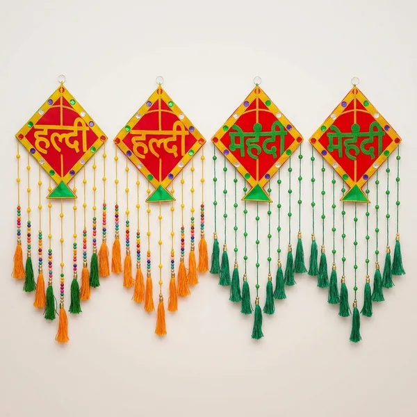 Polyester_Haldi_Mehendi_Multicolor_Dream_Catcher_Door_Hanging_Pack_Of_4