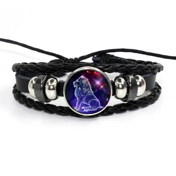 Zodiac_Leather_Braided_Bracelet_|_🔥FLAT_50%_OFF_SALE🔥