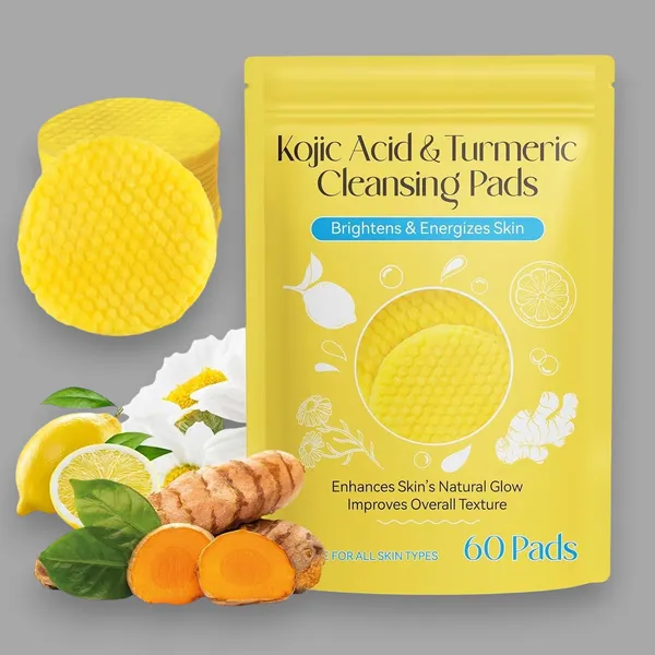 KojicFresh™_-_Turmeric_Kojic_Acid_Cleansing_Pads_|_🔥PACK_OF_60_PADS🔥