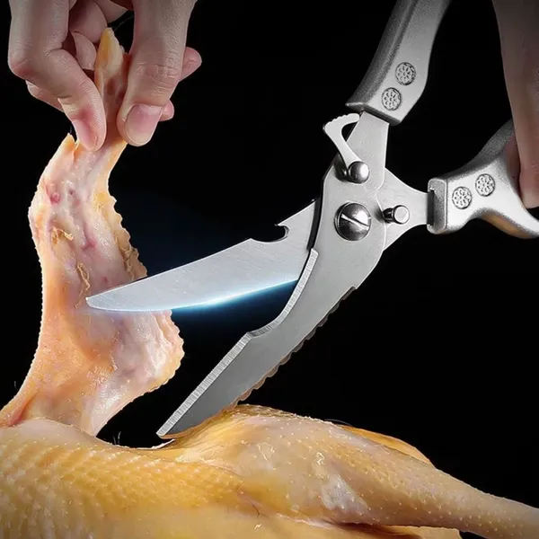 Heavy-Duty_Stainless_Steel_Kitchen_Scissors_with_Safety_Lock_–_Multipurpose_Poultry,_Meat_&_Vegetable_Shears