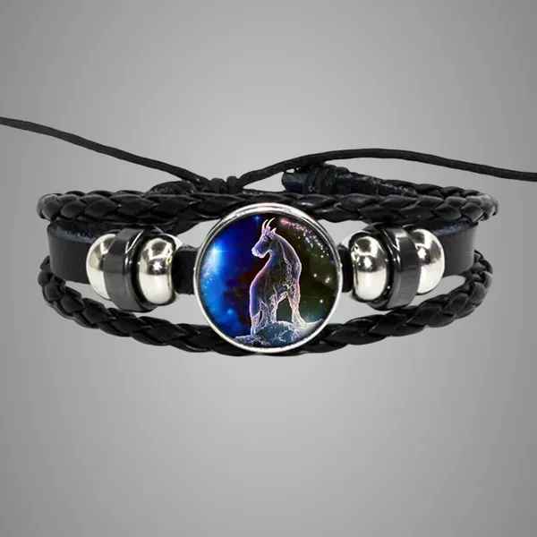 Zodiac_Leather_Braided_Bracelet_|_🔥FLAT_50%_OFF_SALE🔥