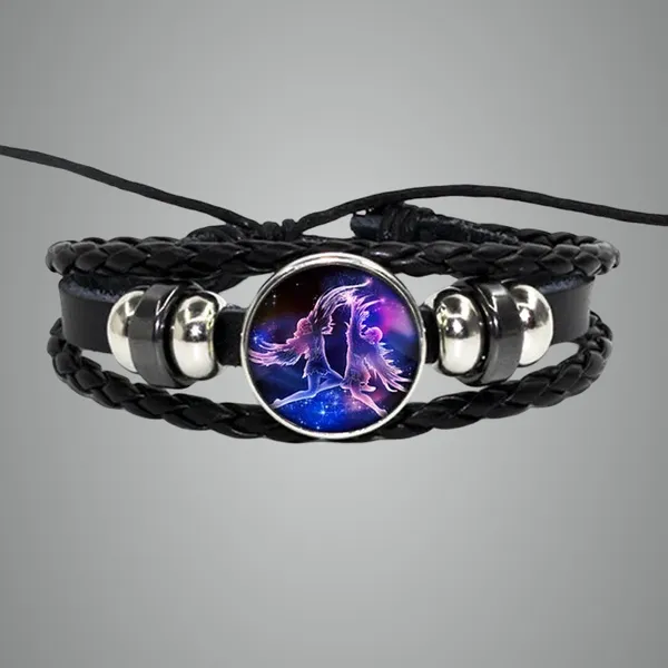 Zodiac_Leather_Braided_Bracelet_|_🔥FLAT_50%_OFF_SALE🔥