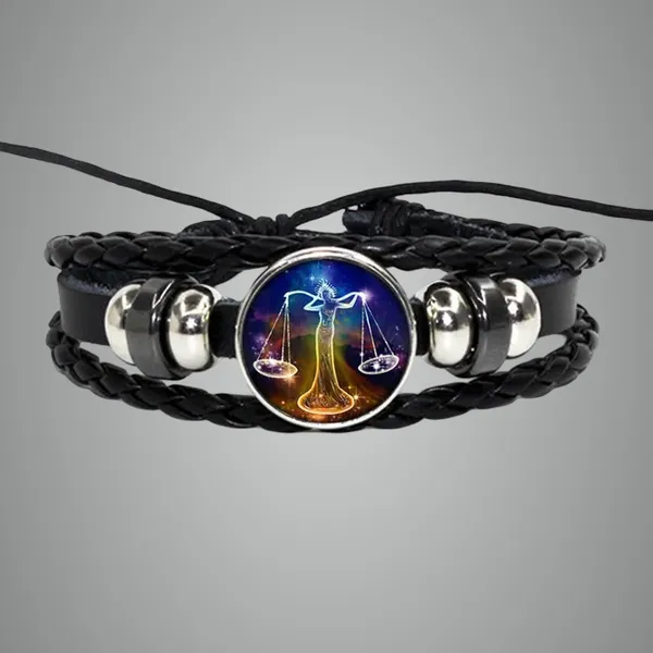 Zodiac_Leather_Braided_Bracelet_|_🔥FLAT_50%_OFF_SALE🔥