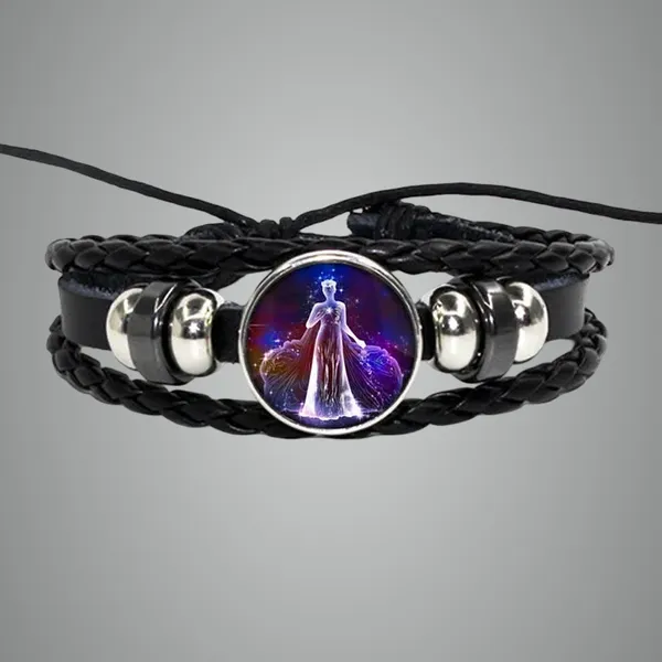 Zodiac_Leather_Braided_Bracelet_|_🔥FLAT_50%_OFF_SALE🔥