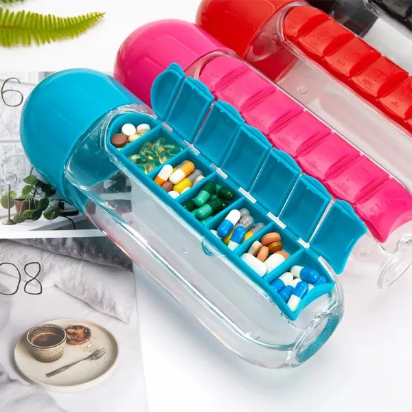 2_in_1_Portable_Water_Bottle_Medicine_Storage_Organizer_Box