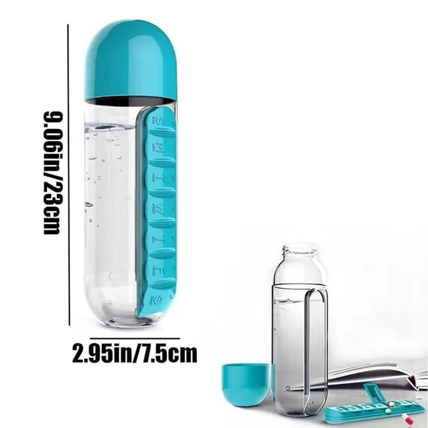 2_in_1_Portable_Water_Bottle_Medicine_Storage_Organizer_Box