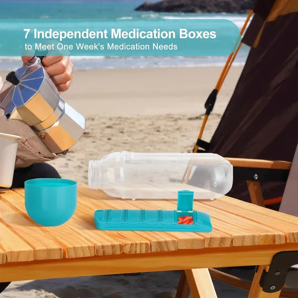 2_in_1_Portable_Water_Bottle_Medicine_Storage_Organizer_Box