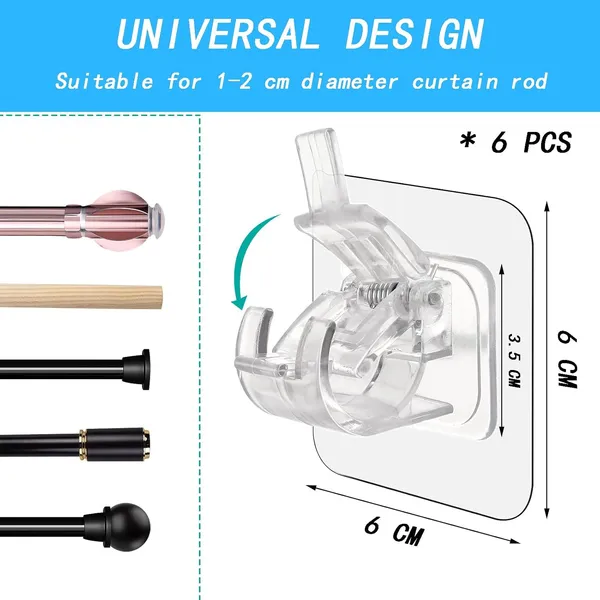Self_Adhesive_Curtain_Rod_Holder_Clips_|_š„FLAT_50%_SAVINGSš„