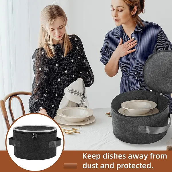 Plate_Storage_Case_with_12_Thick_Felt_Dividers