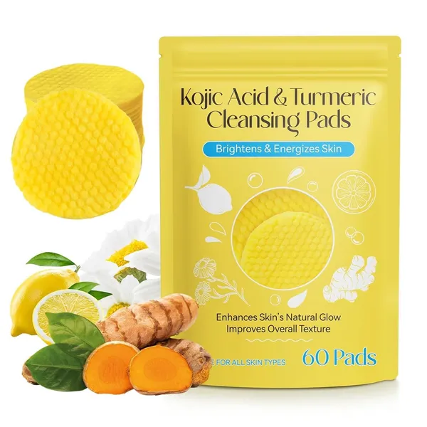 KojicFresh™_-_Turmeric_Kojic_Acid_Cleansing_Pads_|_🔥PACK_OF_60_PADS🔥