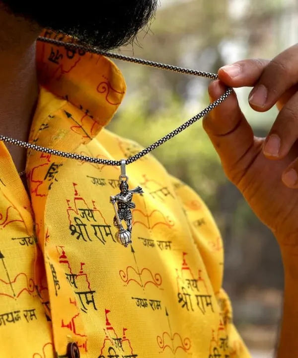Hanumanji_With_Gada_Silver_Pendant_Chain