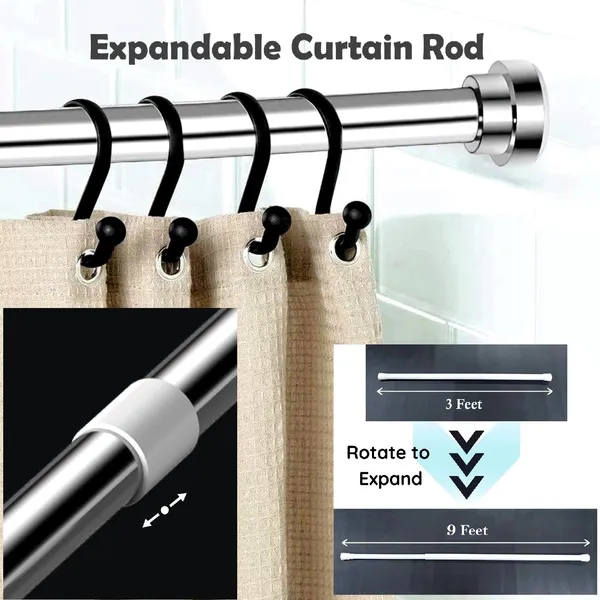 Drill-Free_Length_Adjustable_Multipurpose_Rod_|_🔥FLAT_50%_SAVINGS🔥