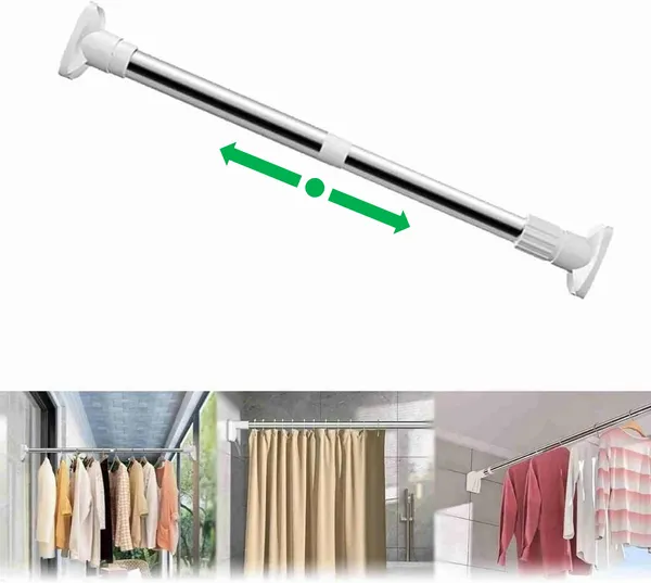 Drill-Free_Length_Adjustable_Multipurpose_Rod_|_🔥FLAT_50%_SAVINGS🔥