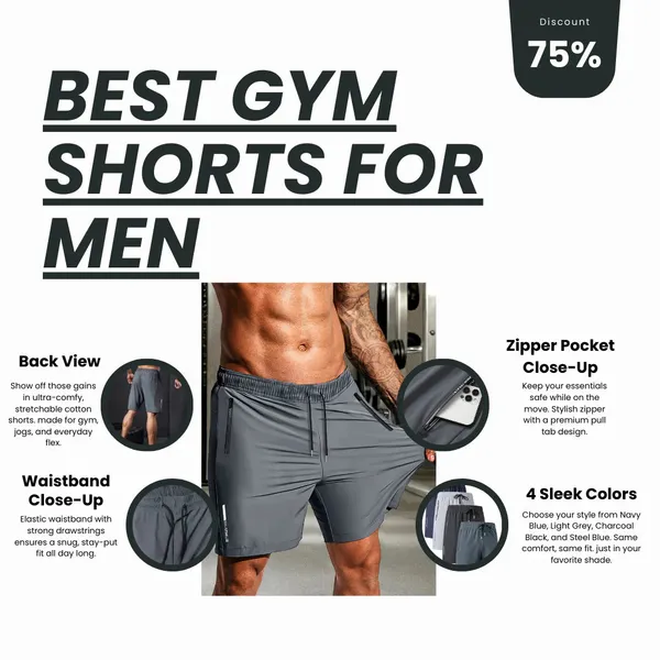 Combo_of_4_Stretchable_Cotton_Shorts_|_š„FLAT_50%_SAVINGš„