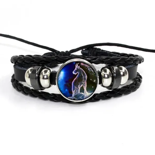 Zodiac_Leather_Braided_Bracelet_|_🔥FLAT_50%_OFF_SALE🔥