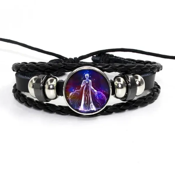 Zodiac_Leather_Braided_Bracelet_|_🔥FLAT_50%_OFF_SALE🔥