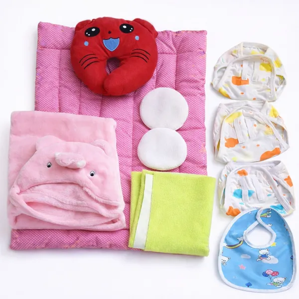 Newborn_Baby_Care_Gift_Set_|_Baby_Sleeping_Gadda_70×50_cm_+_Waterproof_Dry_Sheet_35×50_cm_+_Hooded_Baby_Towel_70×70_cm_|_Pillow,_Bib,_3_Langot_&_Breast_Pads_|_Baby_Gift_Pack_(0–6_Months)