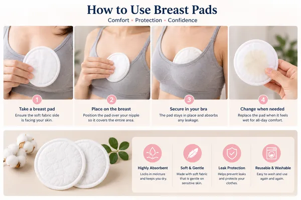 MimiLap_Mother_&_Baby_Care_Combo_Set_of_12_|_4_Reusable_Breast_Pads,_4_Soft_Cotton_Langots_&_4_Absorbent_Baby_Bibs_|_Washable_|_Skin_Friendly_|_Newborn_Essentials_Gift_Set