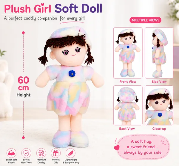 MimiLap_Plush_Girl_Soft_Doll_|_60_cm_Medium_Size_|_Super_Soft_Stuffed_Toy_|_Cuddly_Companion_for_Kids_|_Birthday_Gift_for_Girls_(2+_Years)