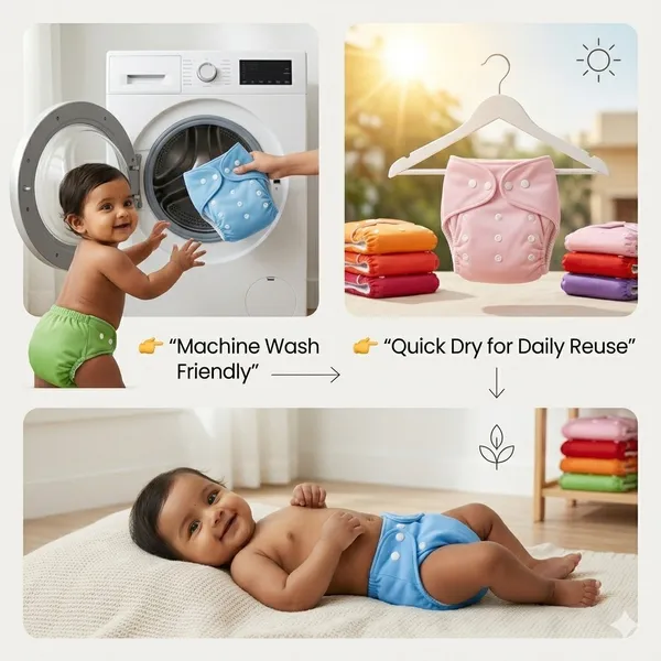 MimiLap_Reusable_Cloth_Diapers_Pack_of_9_with_Inserts_|_Soft_&_Breathable_for_Baby_Skin_|_Designed_for_Daytime_Use_|_Helps_Reduce_Rash_Discomfort_|_Adjustable_Fit_(3_Months–3_Years)