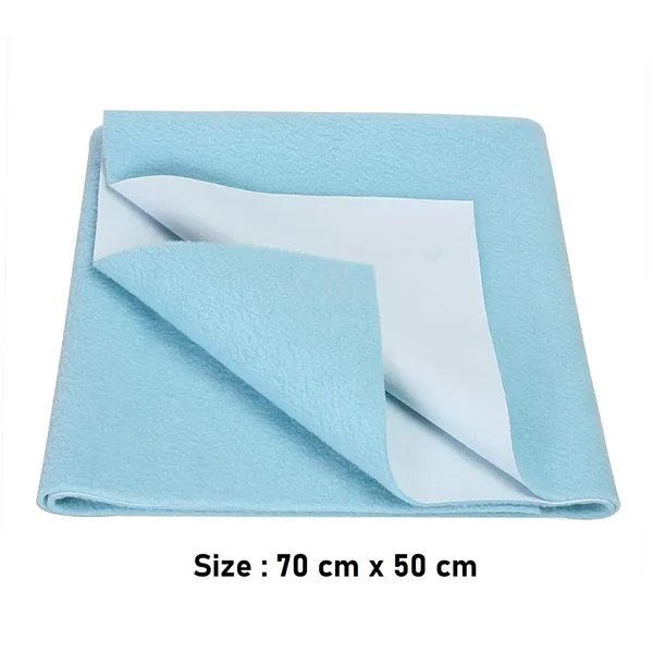 Mimilap_Baby_Bedding_Set_of_2_Gaddas_&_2_Dry_Sheets_(70x50_cm)_|_Waterproof,_Soft_Cotton,_Washable