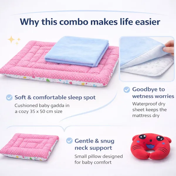 Mimilap_Baby_Comfort_Sleeping__Set_|_Dry_Sheet_(70x50_cm)_+_Mattress__+_Pillow_|_Baby_Sleeping_Mattress_Set