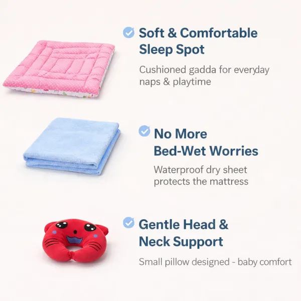 Mimilap_Baby_Comfort_Sleeping__Set_|_Dry_Sheet_(70x50_cm)_+_Mattress__+_Pillow_|_Baby_Sleeping_Mattress_Set