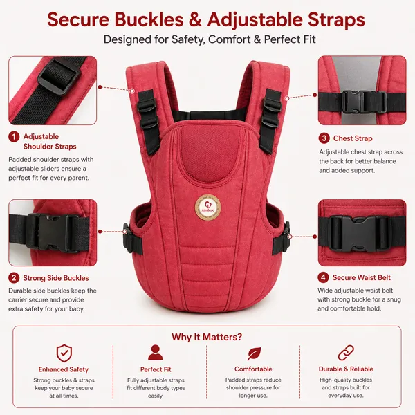 Red_Baby_Carrier_Bag_|_Rabbit_Style_|_Cotton_|_Strong_Belt_|_Head_Support_|_0–24_Months